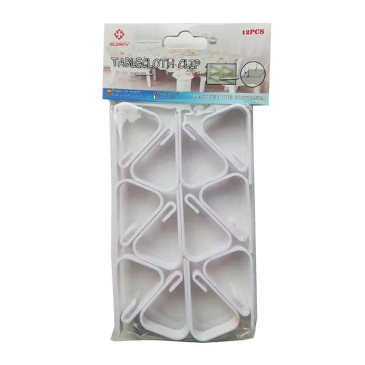 ATTACHES POUR NAPPES EN PLASTIQUE - PAQUET DE 12
