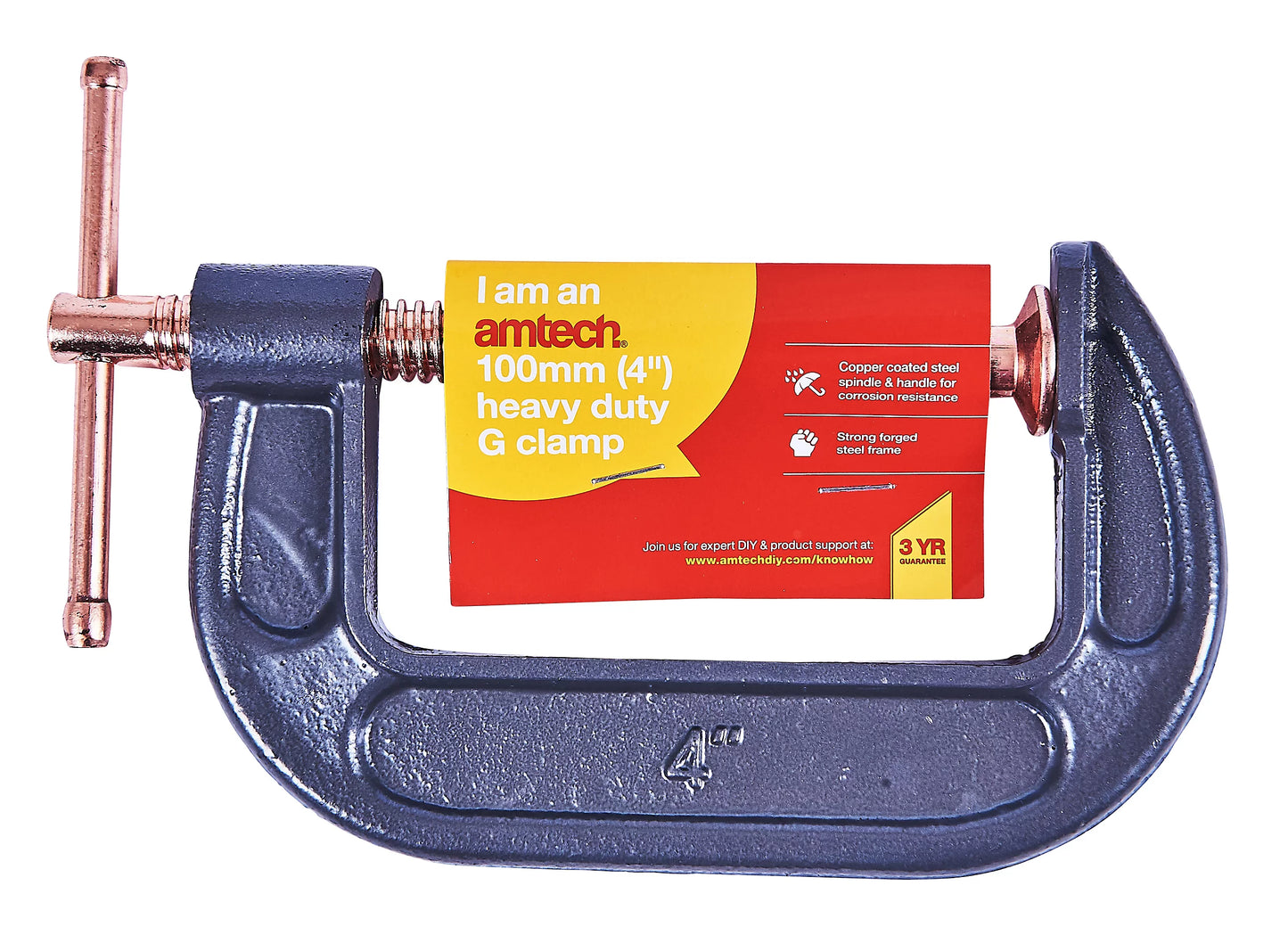 Serre-joint en G AMTECH 4" usage intensif 5750