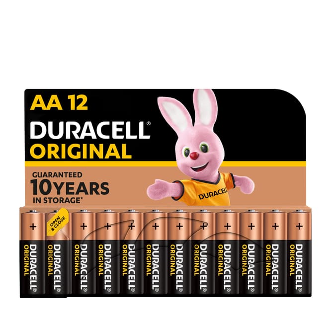 Piles Duracell Original AA, paquet de 12
