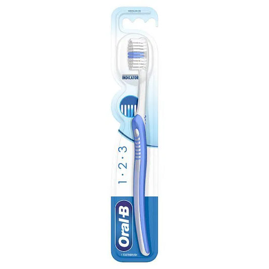 Brosse à dents manuelle Oral-B 123 Indicator 35 Medium