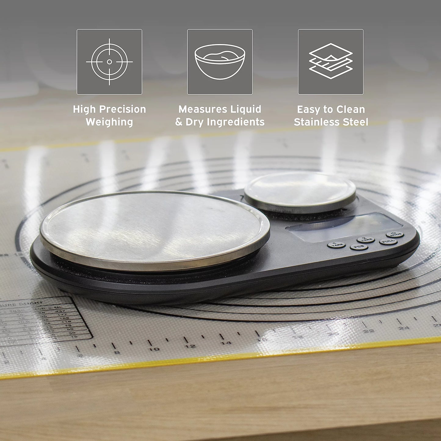 Blackmoor Dual Platform Electric Kitchen Scale