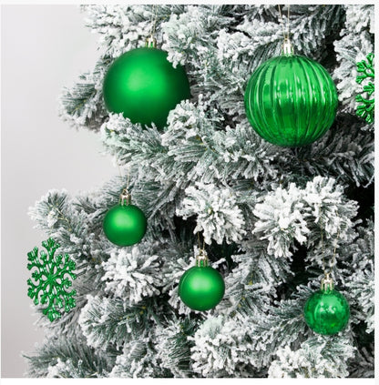 The Christmas Workshop 50Pk Shatterproof Baubles - Green