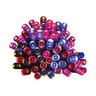 Christmas Workshop 50 LED Battery Op Timer Lights - Multi Colour
