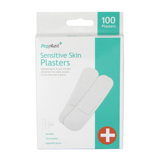 PROPLAST PANSEMENTS 100 UNITÉS PEAUX SENSIBLES ASSORTIS