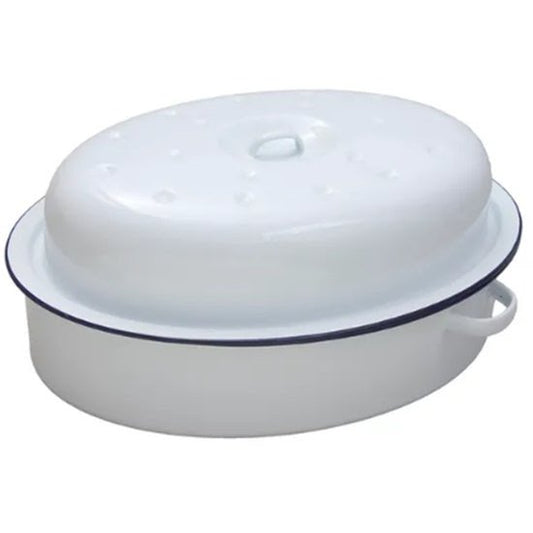 Falcon Roaster Oval Blanc 36Cm