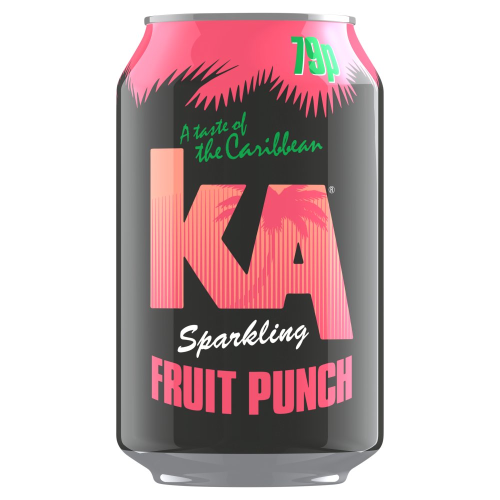 KA Boisson gazeuse aromatisée aux fruits 330ml