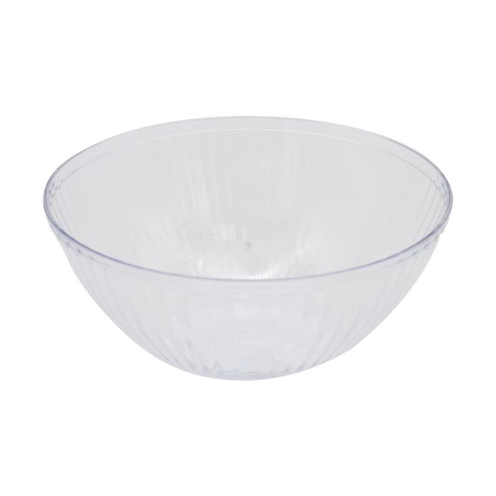 Reusable Clear Plastic Round Serving Bowl 20cm / 7oz