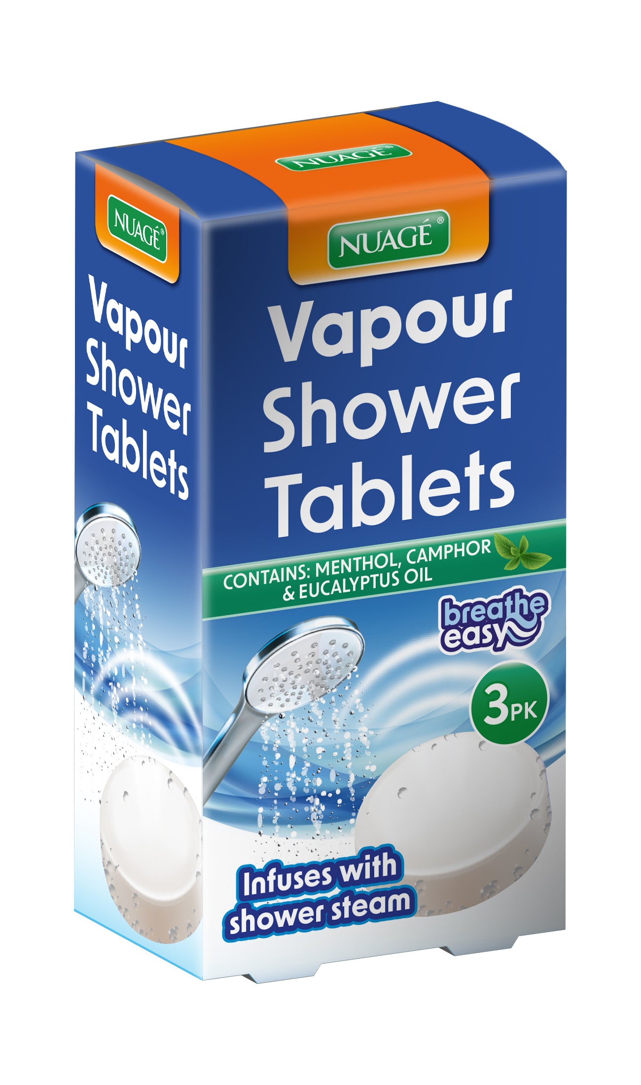 Nuage Vapourising Shower Tablets - 3 X 30g