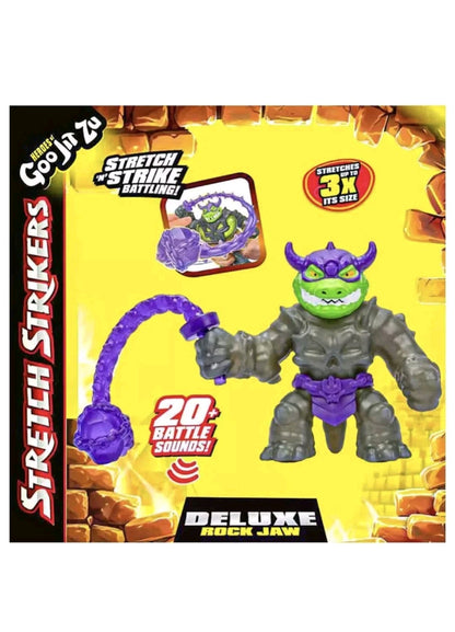 Figurine Rockjaw Heroes of Goo Jit Zu Stretch Strikers Deluxe