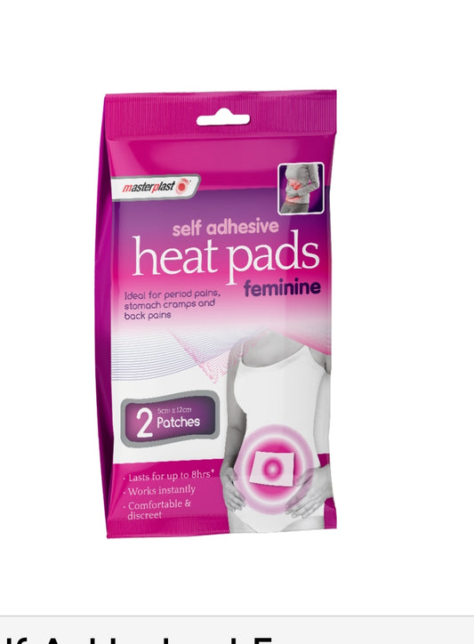Masterplast Coussinets chauffants auto-adhésifs féminins 2 patchs