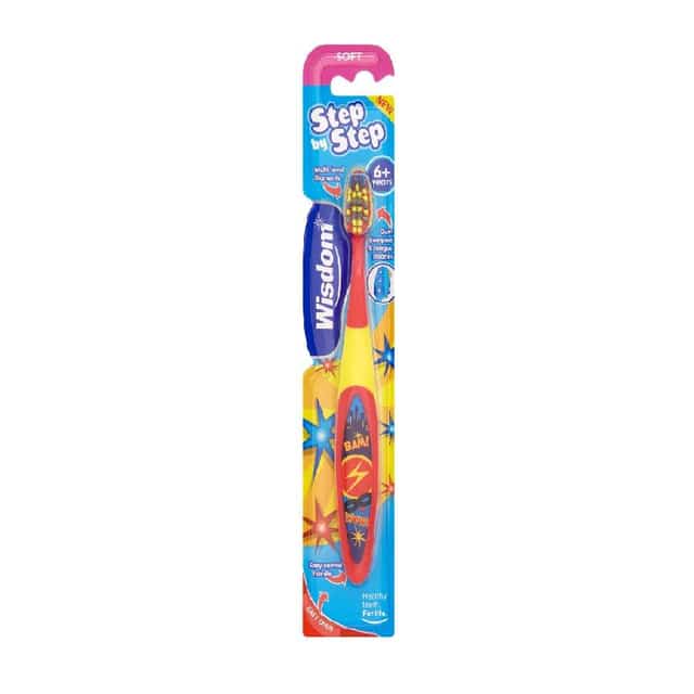 Wisdom Step By Step 6+ Years Toothbrush (Design and Color May Vary)