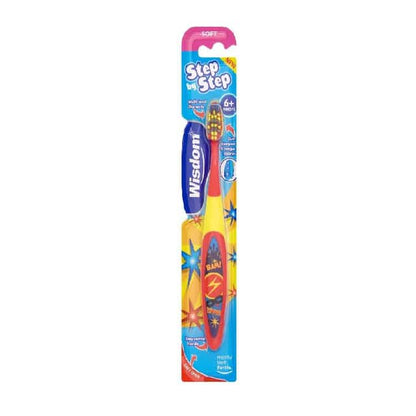 Wisdom Step By Step 6+ Years Toothbrush (Design and Color May Vary)