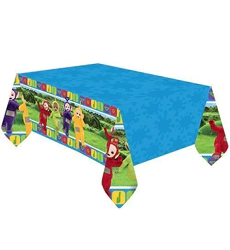 Teletubbies Birthday Party Plastic Table Cover – 1.8m x 1.2m Kids Tablecloth