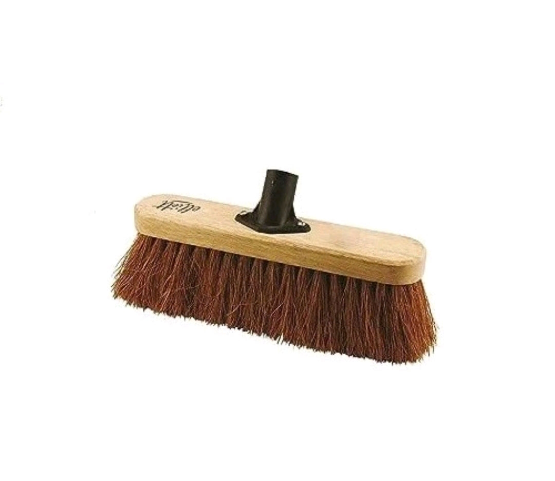 Elliott Broom Head with Handle Natural Coconut Fibre Brown 11.5Inch