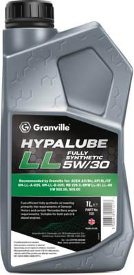 GRANVILLE HYPALUBE LL 5W-30 FULLY SYNTHETIC  1L