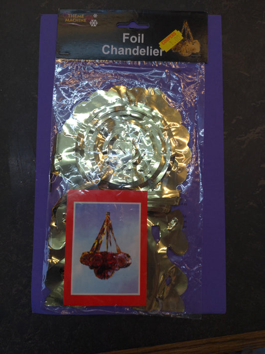 Décorations en feuille d'aluminium pour lustre
