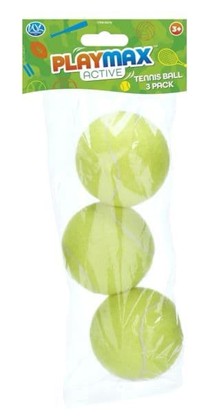 Playmax Balles de tennis Active, paquet de 3