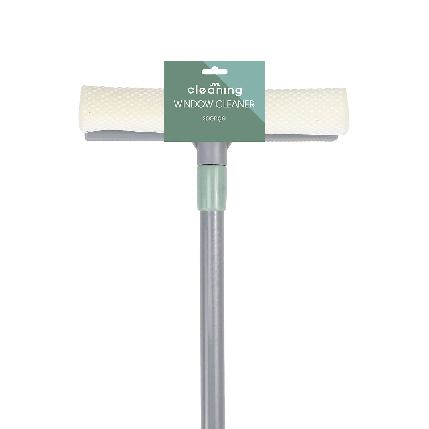 JVL Extendable Sponge Window Cleaner-Grey