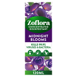 Zoflora Désinfectant Concentré Multi-usages Fleurs de Minuit 120ml