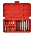 Amtech 15 Piece Hex bit and socket set