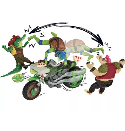 Tortues Ninja Mutant Mayhem Moto Coup de Pied Ninja - Leonardo