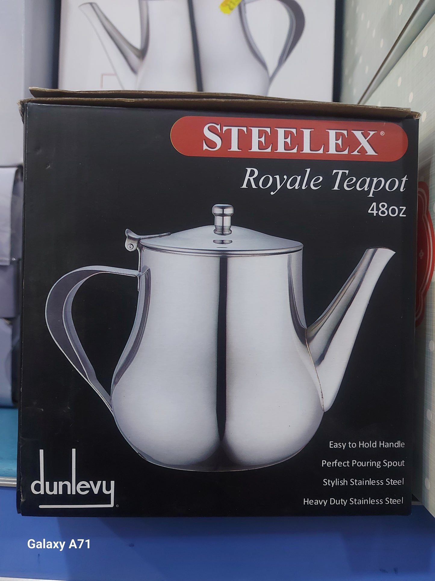 Steelex Royal Tea Pot 48oz Staniless steel