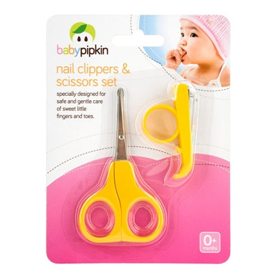BABY PIPKIN NAIL CLIPPERS & SCISSORS SET