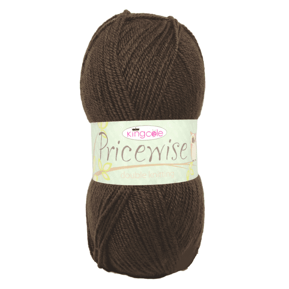 King Cole Pricewise  Chocolate Brown 100g