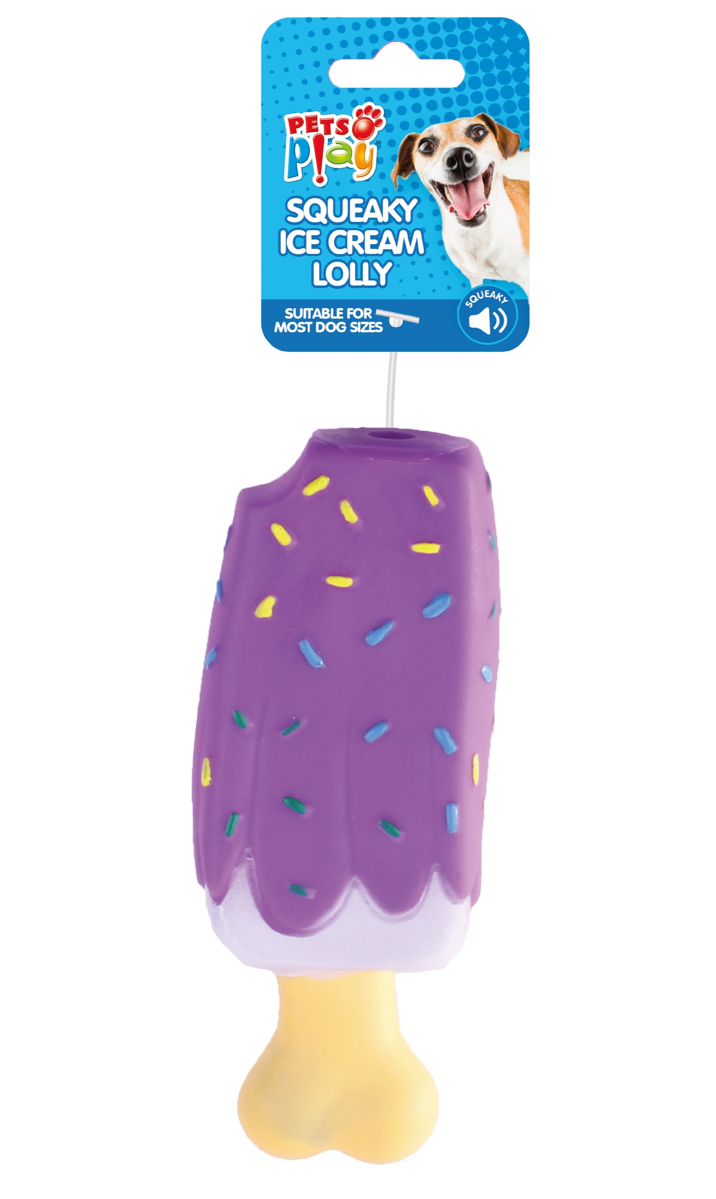 Pets Play Squeaky Ice Cream Lollies