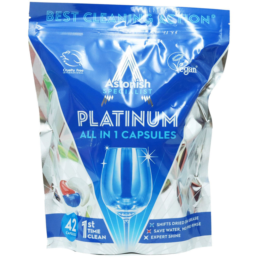 Astonish All In One Dishwasher Capsules Specialist Premium 42 Pack