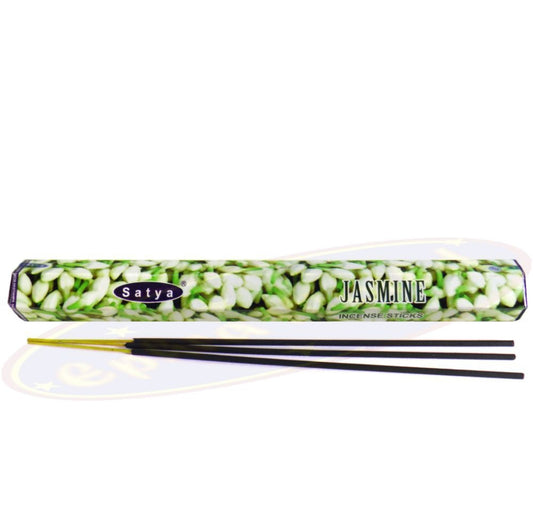 Jasmine Satya Incense Sticks-Hexagon 20 Sticks