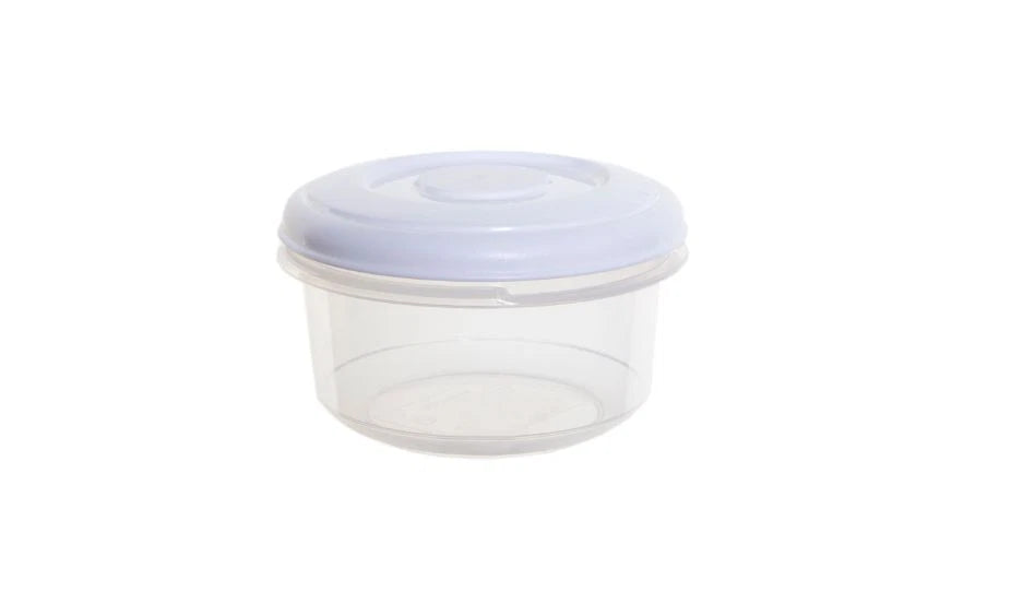 Whitefurze 0.1ltr Round Plastic Food Container