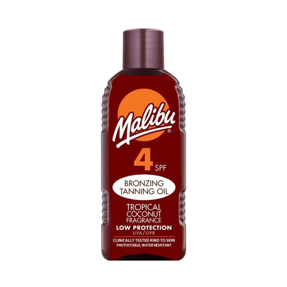 Malibu Sun SPF 4 Bronzing Tanning Oil, 100ml