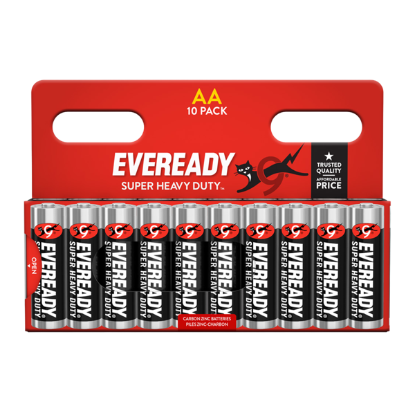 Eveready AA Super Heavy Duty - Pack of 10