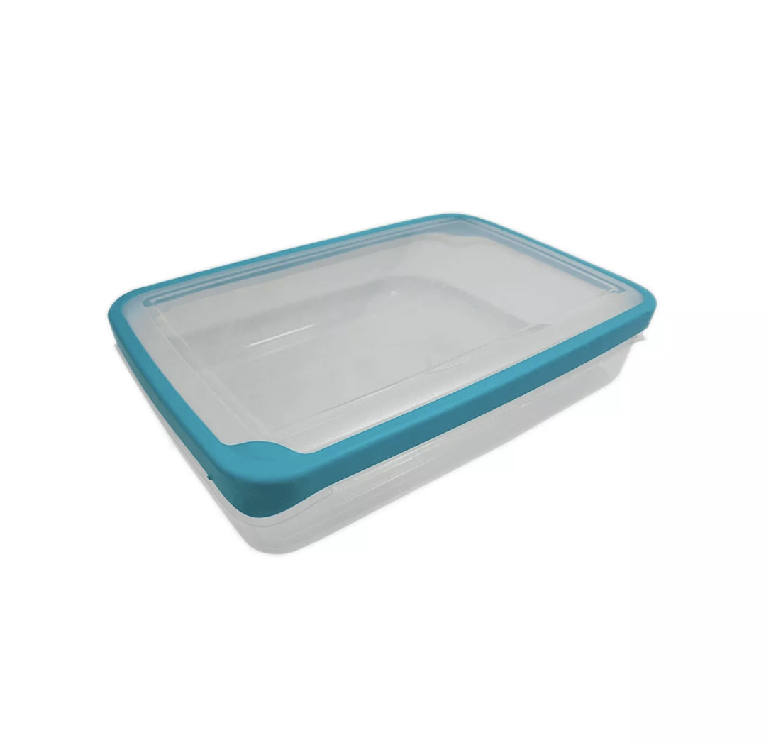 Récipient hermétique Whitefurze, ustensiles de cuisine, conservation des aliments 1,3 L – Bleu sarcelle