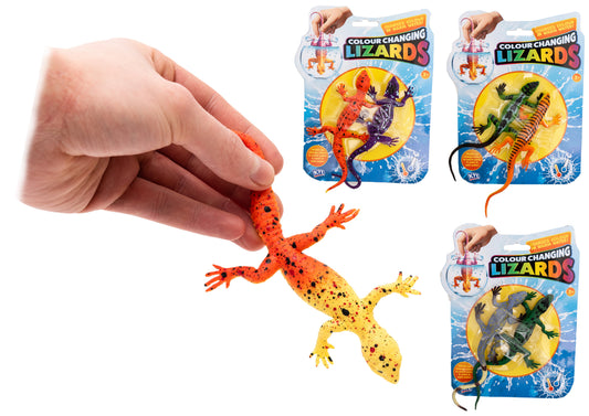 2pc Colour Change Reptiles 3 Asst