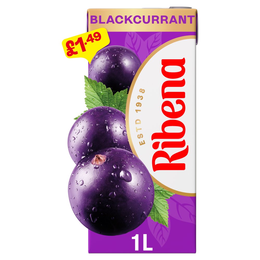 Boisson au jus de cassis Ribena 1L PMP 1,49