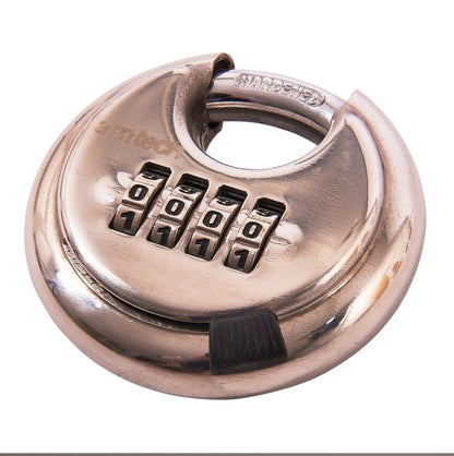 Amtech 70mm 4 Digit stainless steel combination padlock