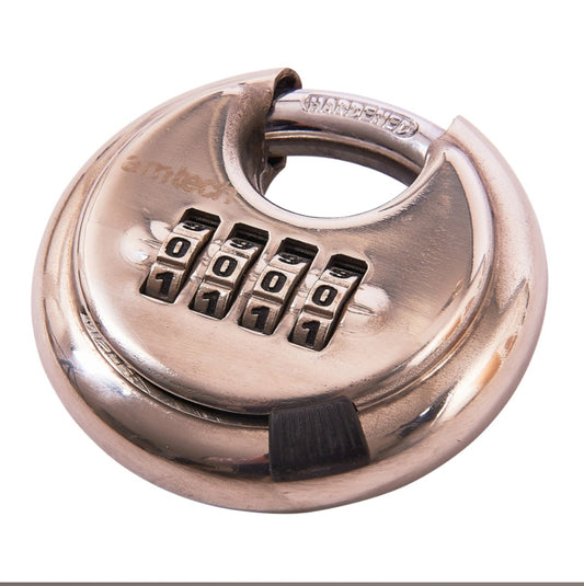 Cadenas à combinaison en acier inoxydable Amtech 70 mm à 4 chiffres