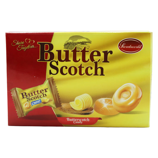 BONBONS BUTTERSCOTCH SWEETWORLD 200g