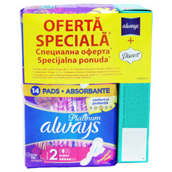 Always Platinum Ultra Super 14 unités + Discreet 20 unités (c)