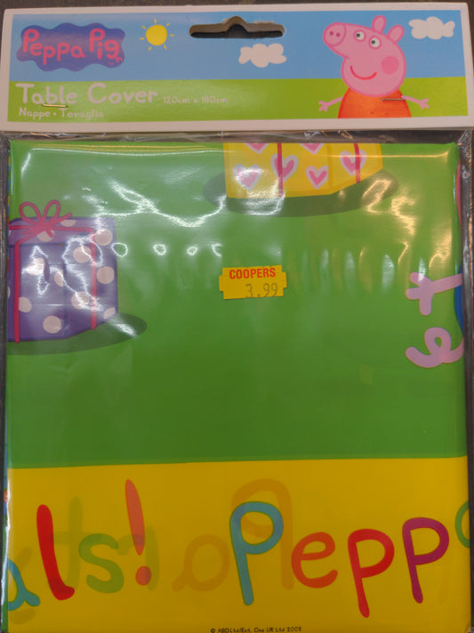 Peppa pig Table cover 120cm x 180cm