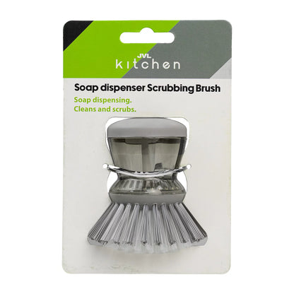 JVL Soap Dispenser Scrubbing Brush