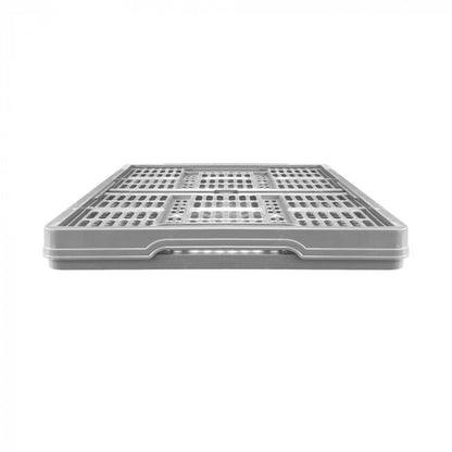 CAISSE DE RANGEMENT PLIANTE EN PLASTIQUE 32L - GRIS