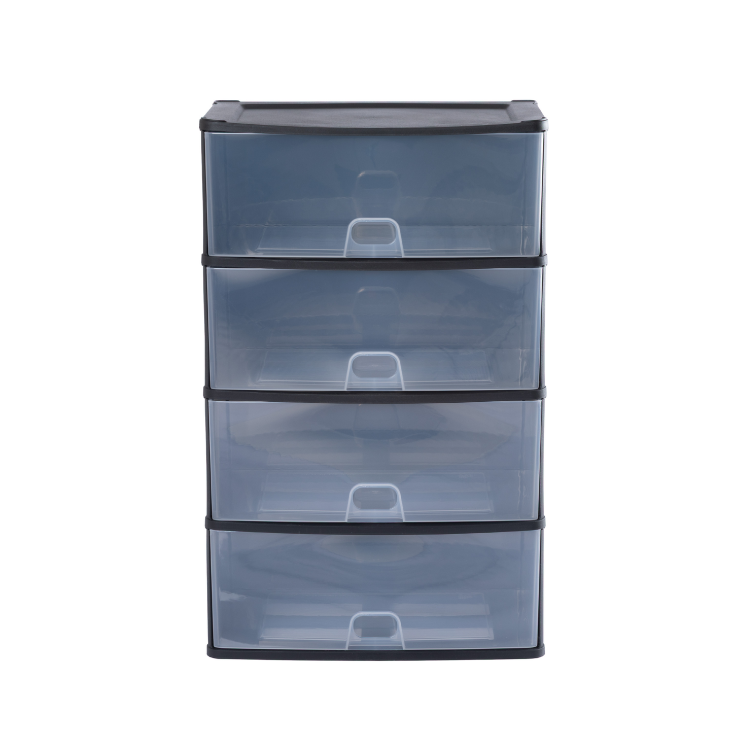 Wham® Organise Drawers Large 4D Black/ Clear