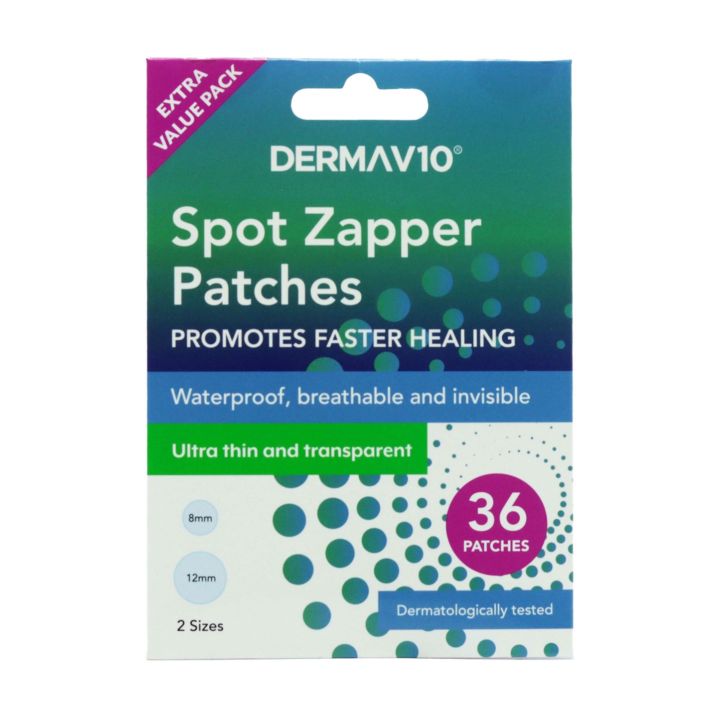 Derma V10 Spot Zapper 36 Patches