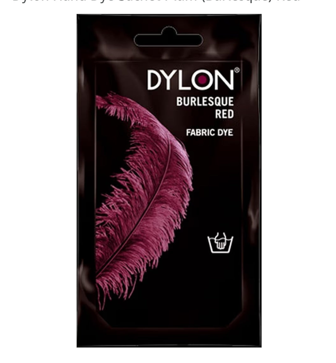 Teinture à main DYLON 50G ROUGE BURLESQUE