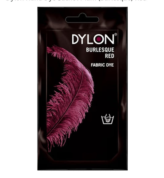 Teinture à main DYLON 50G ROUGE BURLESQUE