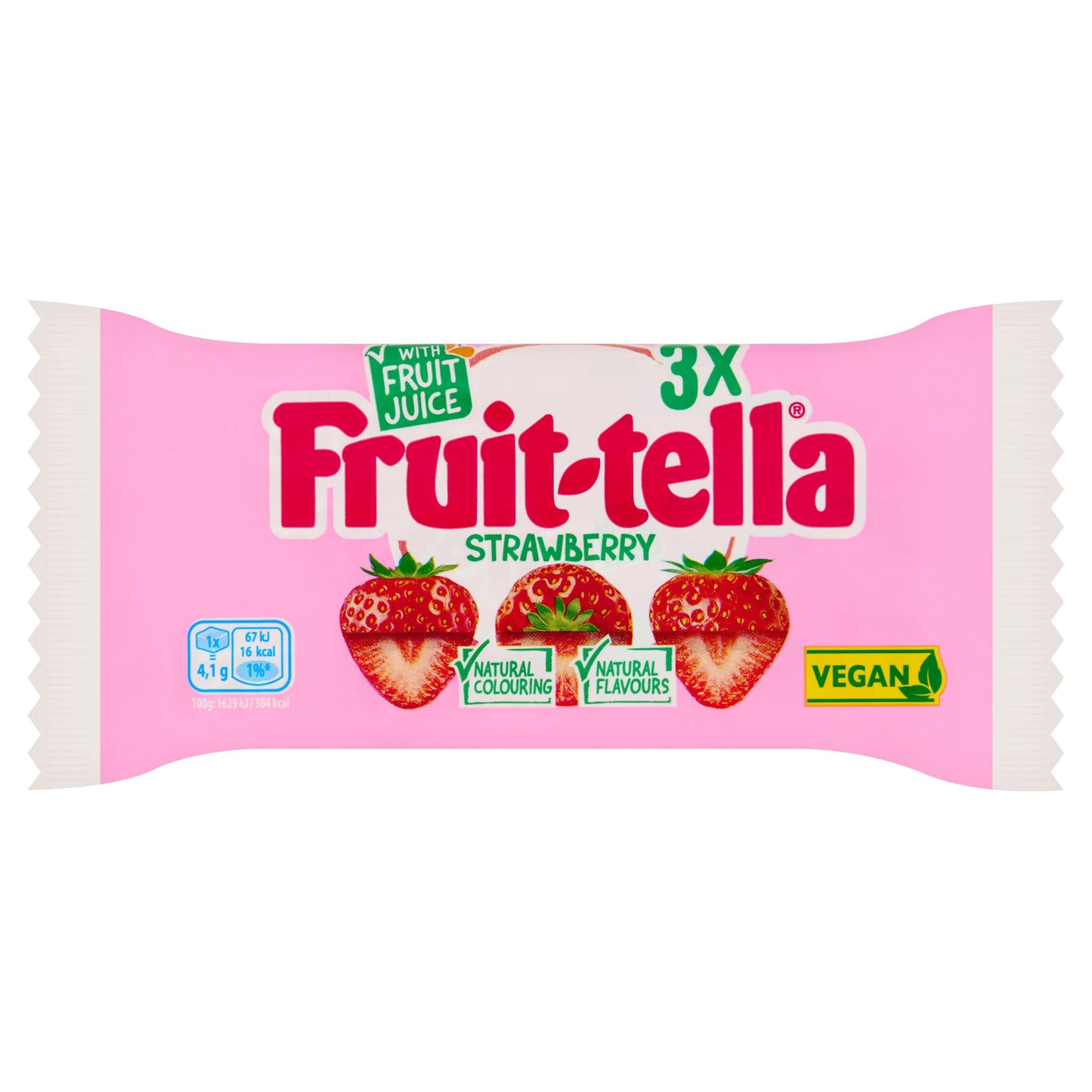 Fruit-tella Strawberry 3 x 41g