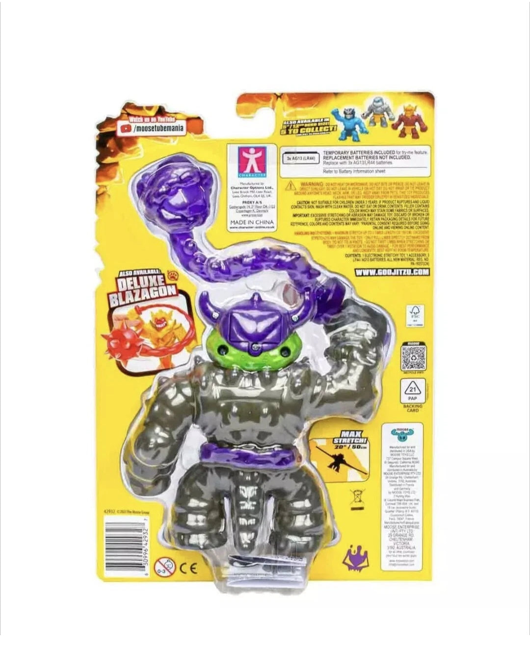 Figurine Rockjaw Heroes of Goo Jit Zu Stretch Strikers Deluxe